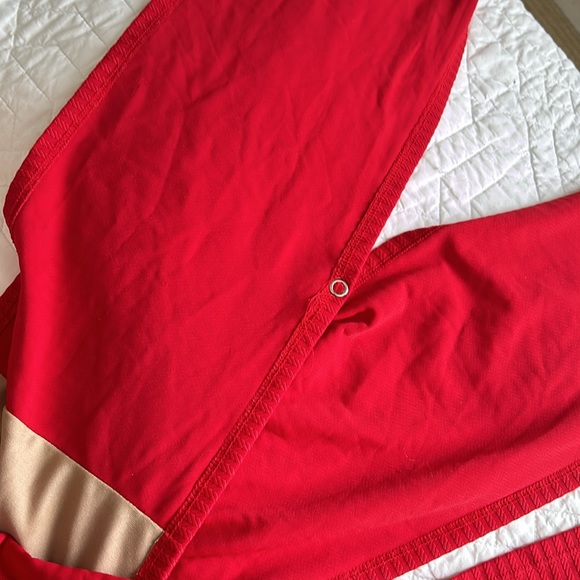 Drip Swimwear Red Wrap Swimsuit - Picture 8 of 9